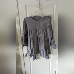 🐘Gray Dress and Legging set